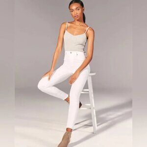 Abercrombie + Fitch Simone High Rise Leggings White 26/2R